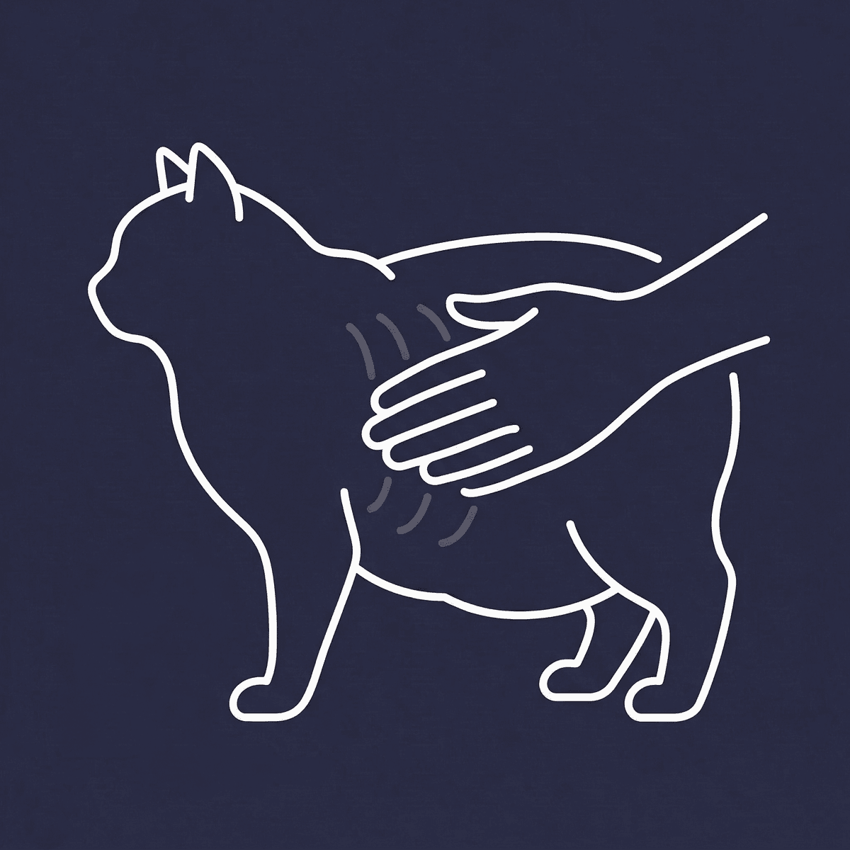 Overweight: like feeling the back of your fist, ribs hard to find